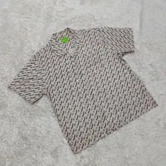 ハフ HUF シャツ アロハ 半袖 総ロゴ トップス 春夏 L