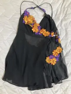 ワコール　サルート ブラックキャミソール