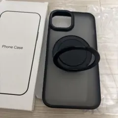 【未使用】iPhone14/13用ケース スタンド機能付き ブラック