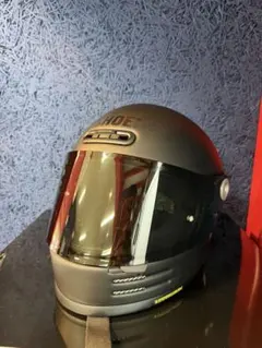 【新品同様】SHOEI ヘルメット グラムスター Mスモークシールド付 SHOEI グラムスター オフホワイト Mサイズ メロースモーク