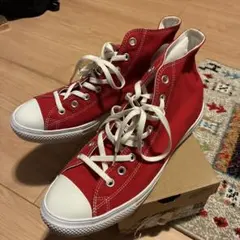 CONVERSE ハイカットスニーカー レッド