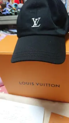 早い者勝ちLOUIS VUITTON(ルイヴィトン)キャップ・LV リーグ黒 - メルカリ