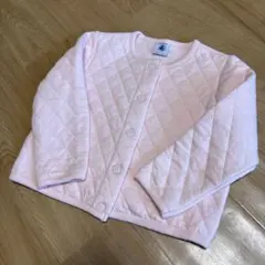 プチバトー　キルティング　カーディガン