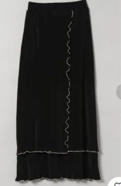 ジーナシス　プリーツレイヤーメロースカート