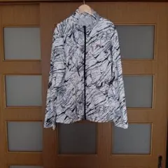 FILA ジップアップブルゾン ホワイト/ブラック