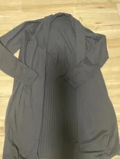 カーディガン 膝丈 ブラックRiche glamourのサムネイル