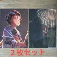 鬼滅の刃　劇場版　無限城　入場者特典　猗窩座再来　イラストボード　恋雪　二枚