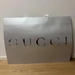 【2枚セット】GUCCI シルバーショップ袋