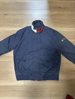 TOMMY JEANS ネイビー ジップアップジャケット XL