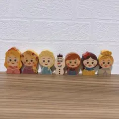 DisneyKIDEA ディズニープリンセス 木製フィギュア 7体セット