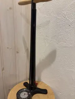 美品】バーズマン Birzman 自転車 空気入れ フロアポンプ 木製ハンドル 