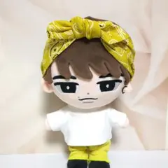 すのチル　チルぬい　BIGぬい　ヘアバンド&リボン　Snow Man　黄色（B）