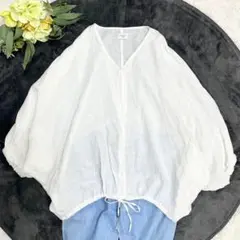 新品タグ付◇ OFF WHITE DOORS リネン2WAYブラウス - メルカリ