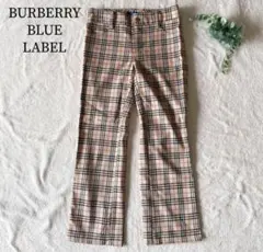 【美品】バーバリーブルーレーベル　小さいサイズ　ノバチェック　パンツ　34 S