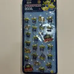 リトルグリーンメン　ボンボンドロップシール ぷくぷくシール