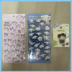 シール・ワッペン ハローキティ シナモロール クロミ マイメロディ