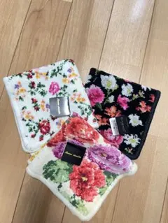 【新品未使用】Bonne chenille　ボンシェニール他 タオルハンカチ