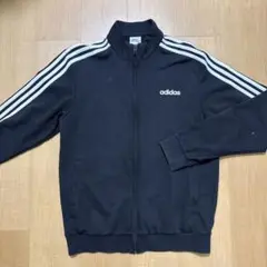 adidas ブラック ジャージ 3本ライン