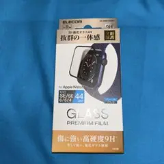 エレコム　Apple Watch SE/6/5 44mm ガラスフィルム