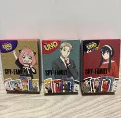 ハッピーセット　UNO SPY×FAMILY 3種セット