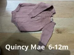 Quincy Mae ニットロンパース　6-12m