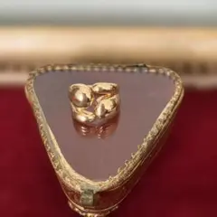 ★美品！ヴィンテージ 指輪｜ボリューム感のある曲線デザイン　アート感　個性的★