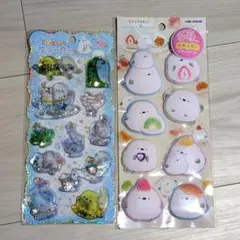 シマエナガ　シール　2点セット