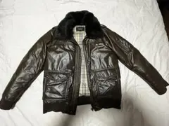 BURBERRY BLACK LABELファー付きアウター