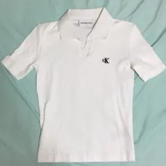 Calvin Klein Jeans ポロシャツ ホワイト S