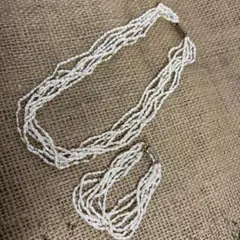 真珠　パール　ケシ　淡水　ネックレス　ブレスレット