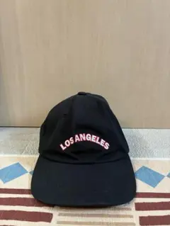 ESTMOVE LOS ANGELES 刺繍 キャップ ブラック