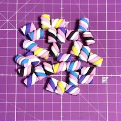 【新品】デコパーツ プラパーツ ネジネジ ツイスト キャンディー30個まとめ売り