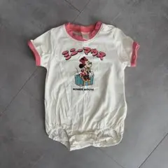 フタフタ　ミニー　ロンパース　ディズニー　80