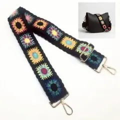 ショルダーストラップ　ショルダーベルト　付け替え　黒　【1413-980】