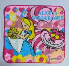 ディズニー　不思議の国のアリス　ミニタオルハンカチ