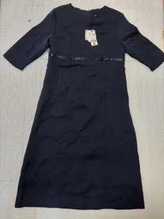 新品　ウエストリボン　ワンピース　ネイビー　フォーマル　coca コカ
