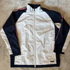 NIKE CLIMA-FIT ナイロンジャケット ホワイト ネイビー