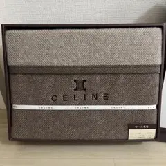 CELINE ウール毛布 140cm×200cm