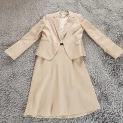 COMME CA ISM ベージュスーツ Mサイズ