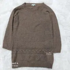 SHOO・LA・RUE ブラウン ニットセーター M