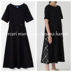 ブルーレーベルクレストブリッジ　ワンピース　ネイビー