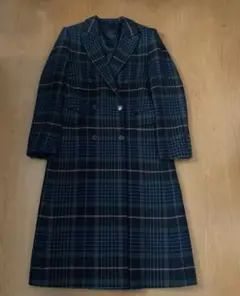 【未使用品】Paul Smith バイカラー　カシミヤ入り　 ロングコート　花柄 未使用品】Paul Smith バイカラー カシミヤ入り ロングコート 花