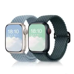 【2枚セット】アップルウォッチ バンド 41mm 40mm 38mm ナイロン