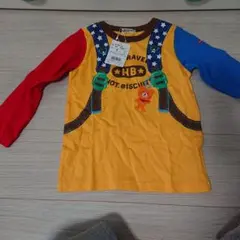 新品 HOT BISCUITS リュックだまし絵風 ロンT 110センチ