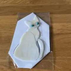 ステンドグラス　猫