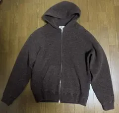 Remi Relief ウールニットパーカー M ブラウン 古着　ヴィンテージ