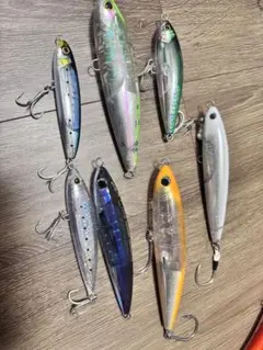 【ブリ/ヒラマサ】トップウォータープラグ5本まとめ売り(ケースおまけ) ブリ/ヒラマサ】トップウォータープラグ5本まとめ売り(ケースおまけ