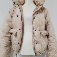 AZUL BY MOUSSY ダウンジャケット ベージュ