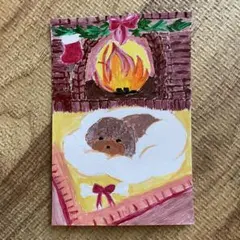 アクリル画　原画　ポストカードサイズ　作品No.197