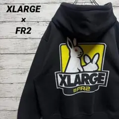 853a【即完売モデル】エクストララージ×エフアールツー　背面ビッグロゴパーカー